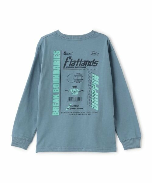 GLAZOS / グラソス Tシャツ | 【SKIT0LY】【プチプラ】バック２トーンロゴプリント長袖Tシャツ | 詳細5