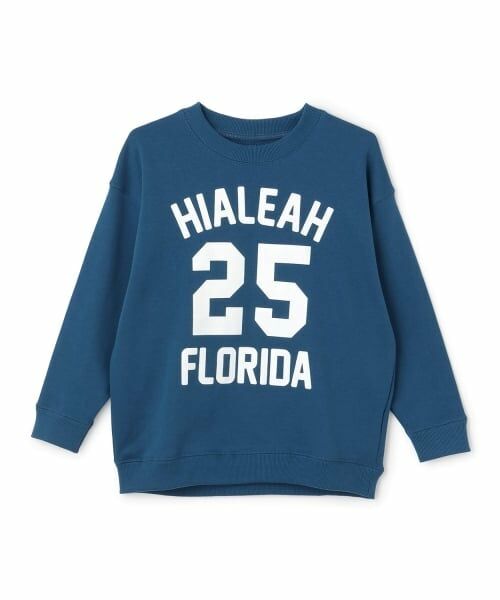 GLAZOS / グラソス スウェット | 【SKIT0LY】【プチプラ】【乾きやすい】アソートフロントプリントトレーナー（ブルー）