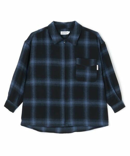 GLAZOS / グラソス シャツ・ブラウス | 【SKIT0LY】ジップチェックシャツ | 詳細12