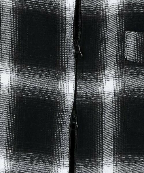GLAZOS / グラソス シャツ・ブラウス | 【SKIT0LY】ジップチェックシャツ | 詳細5