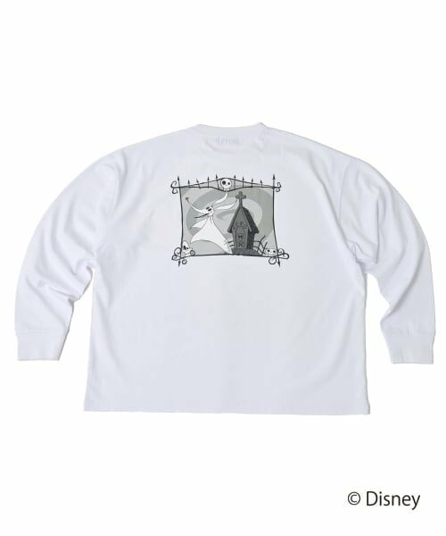 GLAZOS / グラソス Tシャツ | 【SKIT0LY】【DISNEY】ナイトメアー・ビフォア・クリスマス/プリント長袖Tシャツ | 詳細14