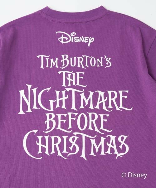 GLAZOS / グラソス Tシャツ | 【SKIT0LY】【DISNEY】ナイトメアー・ビフォア・クリスマス/プリント長袖Tシャツ | 詳細5