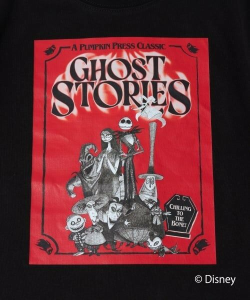 GLAZOS / グラソス Tシャツ | 【SKIT0LY】【DISNEY】ナイトメアー・ビフォア・クリスマス/プリント長袖Tシャツ | 詳細8