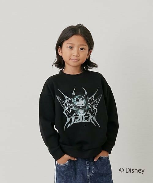 GLAZOS / グラソス スウェット | 【SKIT0LY】【DISNEY】ナイトメアー・ビフォア・クリスマス/アソートプリントトレーナー（黒）