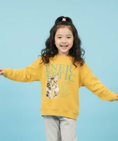 GLAZOS / グラソス スウェット | 【SKIT0LY】【毛玉になりにくい】アニマルプリントトレーナー