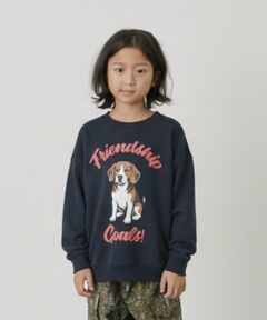 GLAZOS / グラソス スウェット | 【SKIT0LY】【毛玉になりにくい】アニマルプリントトレーナー