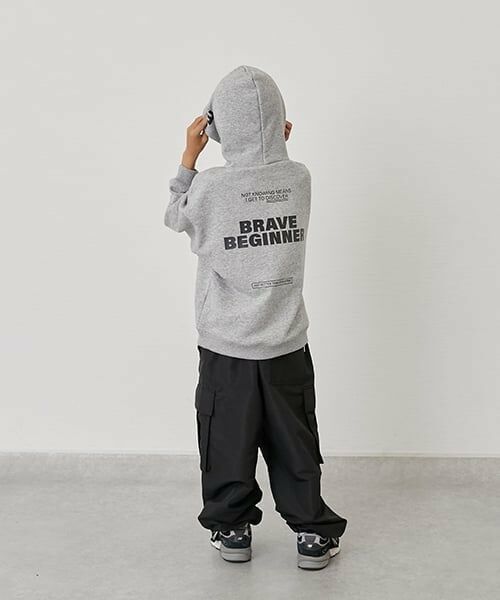 GLAZOS / グラソス パーカー | 【SKIT0LY】【毛玉になりにくい】フードプリントパーカー | 詳細15