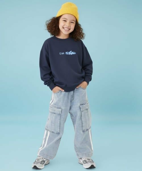 GLAZOS / グラソス スウェット | 【SKIT0LY】【毛玉になりにくい】I 'm  ロゴフロントプリント | 詳細12