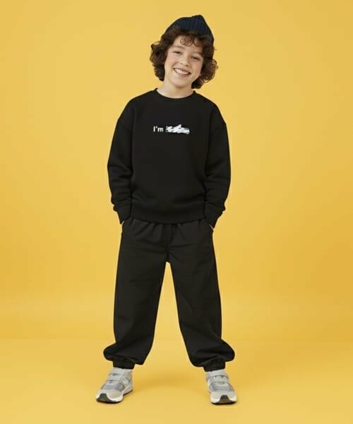 GLAZOS / グラソス スウェット | 【SKIT0LY】【毛玉になりにくい】I 'm  ロゴフロントプリント | 詳細13