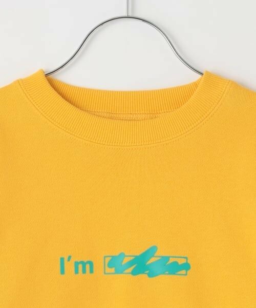 GLAZOS / グラソス スウェット | 【SKIT0LY】【毛玉になりにくい】I 'm  ロゴフロントプリント | 詳細2