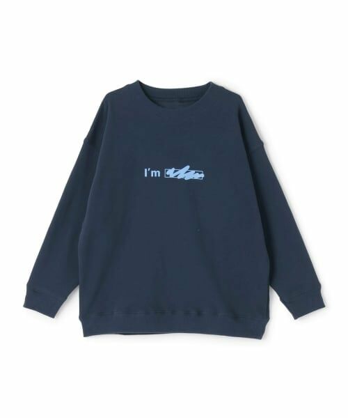 GLAZOS / グラソス スウェット | 【SKIT0LY】【毛玉になりにくい】I 'm  ロゴフロントプリント | 詳細9
