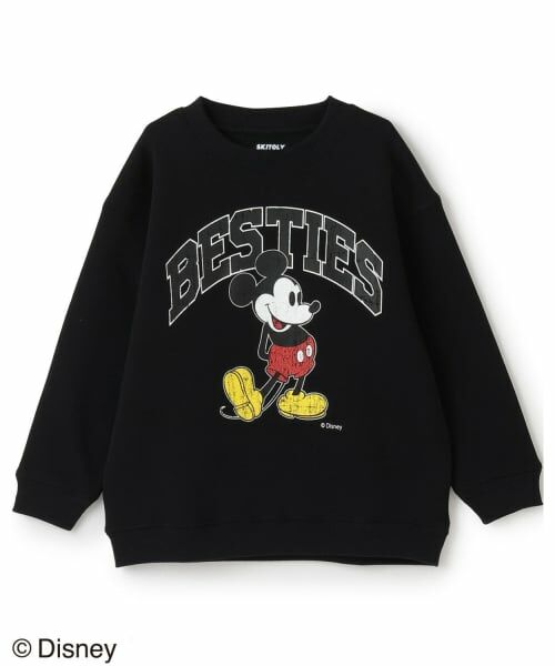 GLAZOS / グラソス スウェット | 【SKIT0LY】【DISNEY】裏起毛 ・＜ミッキーマウス＆ミニーマウス＞ プリントトレーナー | 詳細10