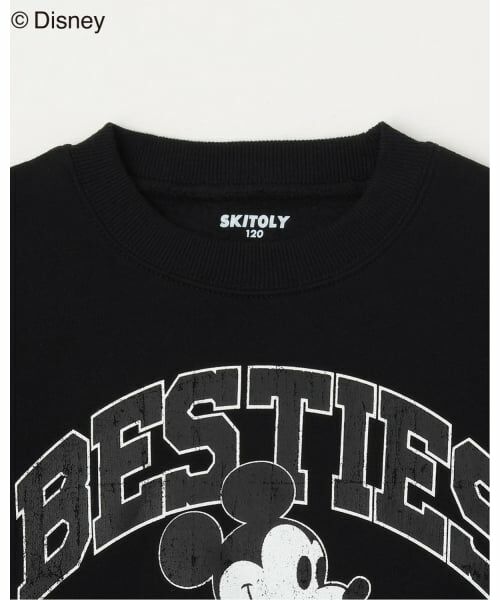 GLAZOS / グラソス スウェット | 【SKIT0LY】【DISNEY】裏起毛 ・＜ミッキーマウス＆ミニーマウス＞ プリントトレーナー | 詳細2