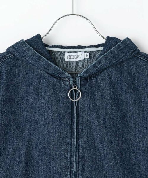 GLAZOS / グラソス ブルゾン | 【SKIT0LY】フードデニムジップアップジャケット | 詳細2