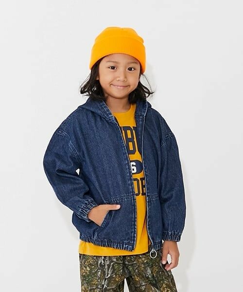 GLAZOS / グラソス ブルゾン | 【SKIT0LY】フードデニムジップアップジャケット（ディープ ブルー）