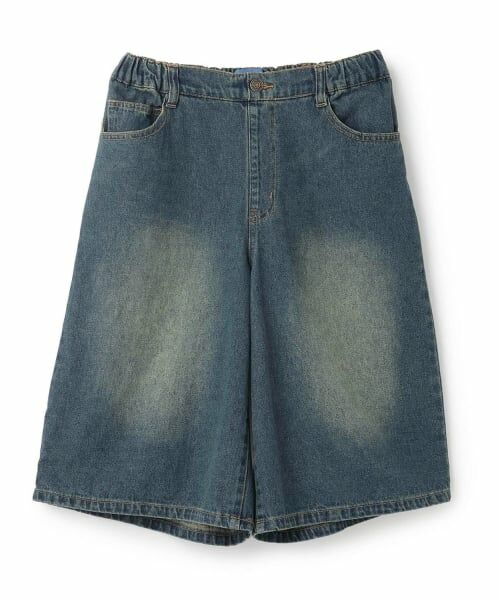 GLAZOS / グラソス ショート・ハーフ・半端丈パンツ | デニムハーフパンツ（ディープ ブルー）
