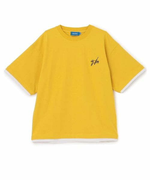 GLAZOS / グラソス Tシャツ | ワンポイント刺しゅうレイヤードTシャツ | 詳細10