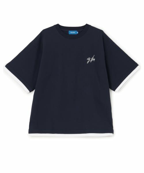 GLAZOS / グラソス Tシャツ | ワンポイント刺しゅうレイヤードTシャツ | 詳細11