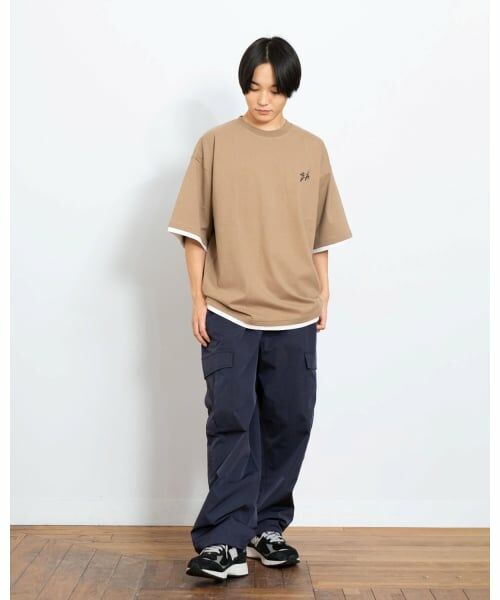 GLAZOS / グラソス Tシャツ | ワンポイント刺しゅうレイヤードTシャツ | 詳細12