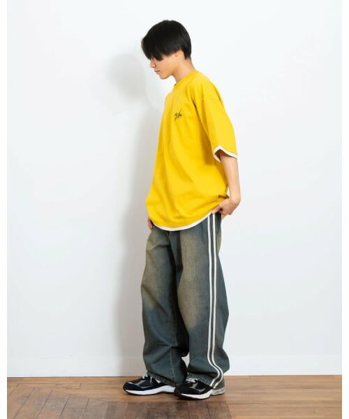 GLAZOS / グラソス Tシャツ | ワンポイント刺しゅうレイヤードTシャツ | 詳細15