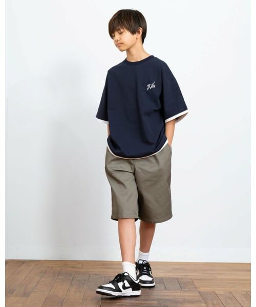 GLAZOS / グラソス Tシャツ | ワンポイント刺しゅうレイヤードTシャツ | 詳細17