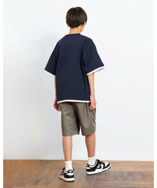 GLAZOS / グラソス Tシャツ | ワンポイント刺しゅうレイヤードTシャツ | 詳細18