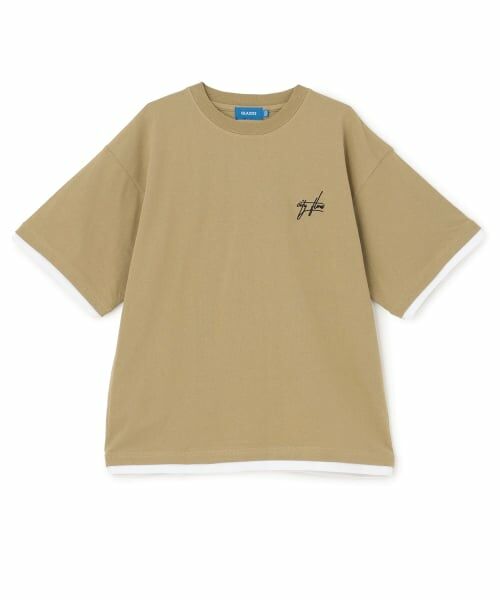 GLAZOS / グラソス Tシャツ | ワンポイント刺しゅうレイヤードTシャツ | 詳細9