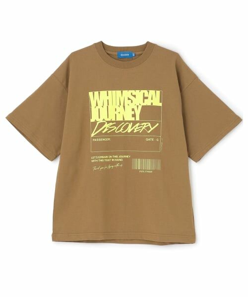 GLAZOS / グラソス Tシャツ | リフレクタープリントTシャツ（茶）