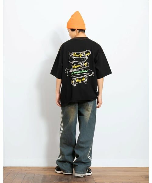 GLAZOS / グラソス Tシャツ | スケボー発砲プリントTシャツ | 詳細13