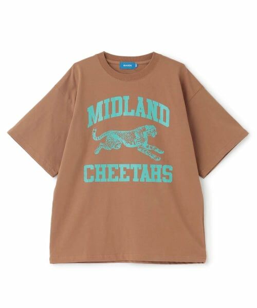 GLAZOS / グラソス Tシャツ | 【プチプラ】カレッジロゴTシャツ(茶)