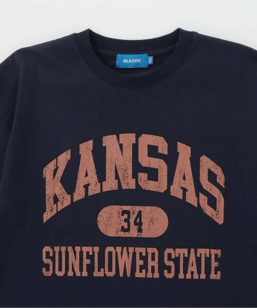 GLAZOS / グラソス Tシャツ | 【プチプラ】カレッジロゴTシャツ | 詳細2