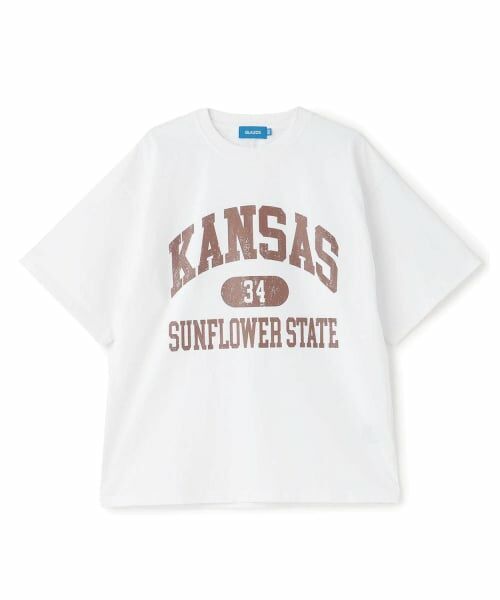 GLAZOS / グラソス Tシャツ | 【プチプラ】カレッジロゴTシャツ | 詳細8