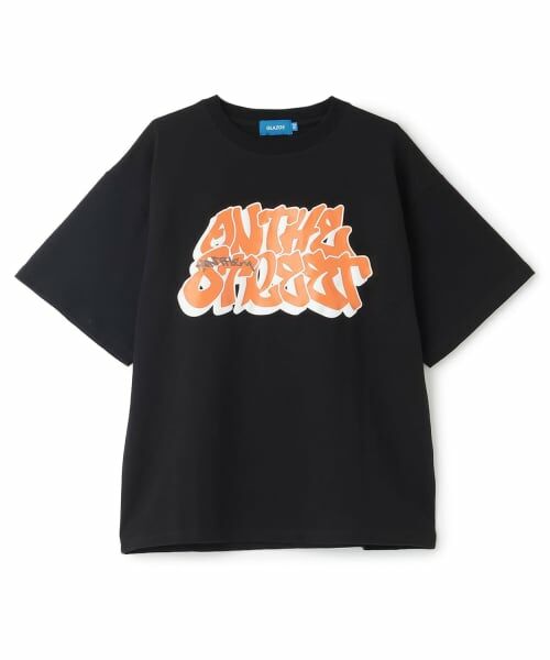 GLAZOS / グラソス Tシャツ | 発砲プリントTシャツ(黒)