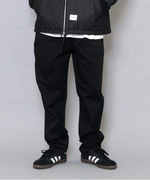 GLAZOS / グラソス その他パンツ | 【大人向けサイズあり】ストレッチツイル・ベイカーパンツ（クロ）