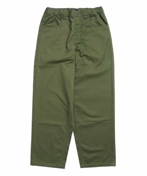 GLAZOS / グラソス その他パンツ | 【大人向けサイズあり】ストレッチツイル・バギーパンツ（カーキ）