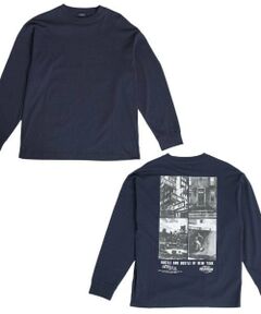 GLAZOS / グラソス Tシャツ | 【大人向けサイズあり】NYCバックフォト長袖Tシャツ