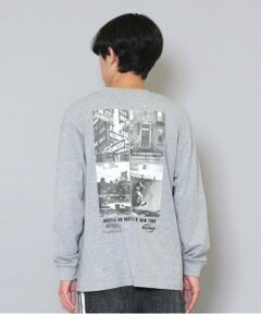 GLAZOS / グラソス Tシャツ | 【大人向けサイズあり】NYCバックフォト長袖Tシャツ