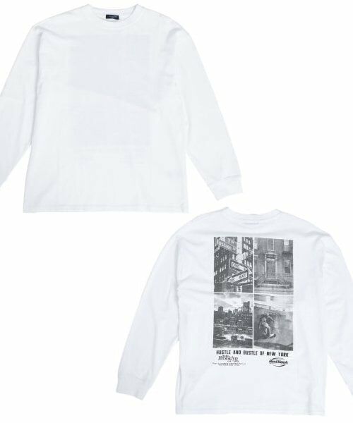 GLAZOS / グラソス Tシャツ | 【大人向けサイズあり】NYCバックフォト長袖Tシャツ | 詳細10