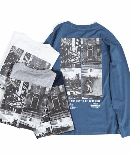 GLAZOS / グラソス Tシャツ | 【大人向けサイズあり】NYCバックフォト長袖Tシャツ | 詳細9