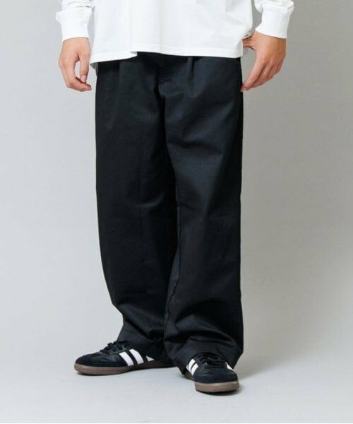 GLAZOS / グラソス その他パンツ | 【大人向けサイズあり】タックバギースラックス（クロ）