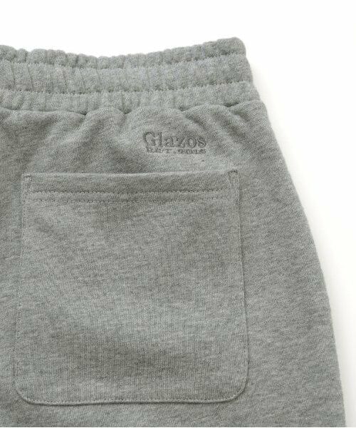 GLAZOS / グラソス その他パンツ | 【大人向けサイズあり】裏毛・ワンポイント刺繍ロゴパンツ | 詳細10