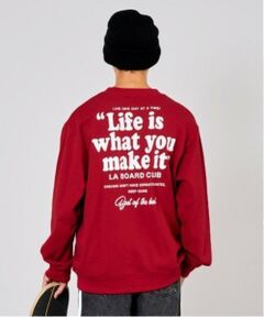 GLAZOS / グラソス スウェット | 【大人向けサイズあり】【プチプラ】アソートバックプリントトレーナー