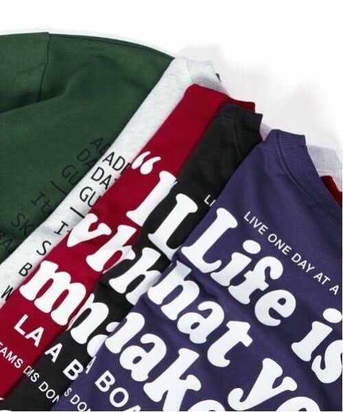 GLAZOS / グラソス スウェット | 【大人向けサイズあり】【プチプラ】アソートバックプリントトレーナー | 詳細11