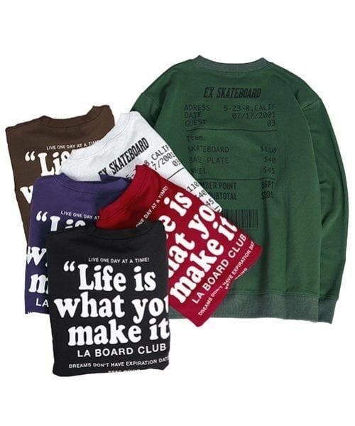 GLAZOS / グラソス スウェット | 【大人向けサイズあり】【プチプラ】アソートバックプリントトレーナー | 詳細12