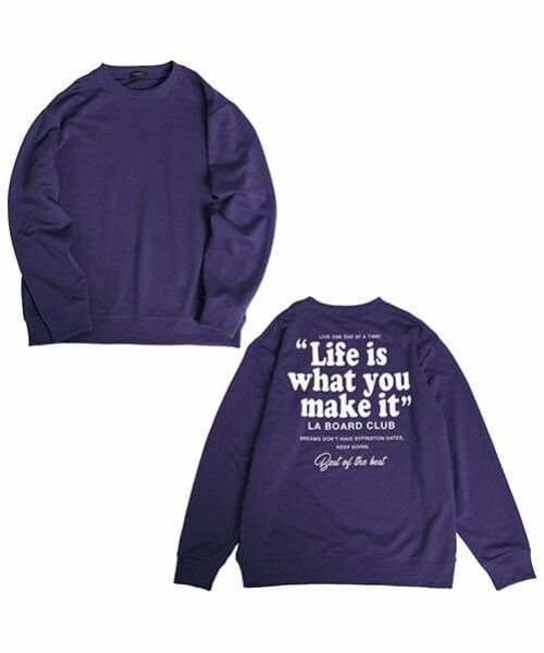 GLAZOS / グラソス スウェット | 【大人向けサイズあり】【プチプラ】アソートバックプリントトレーナー | 詳細13