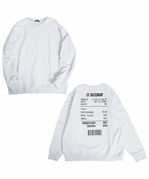 GLAZOS / グラソス スウェット | 【大人向けサイズあり】【プチプラ】アソートバックプリントトレーナー（オートミール）