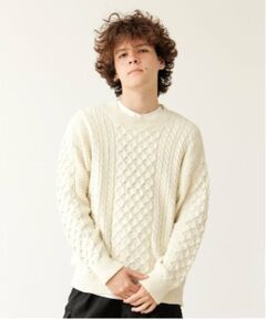 【大人向けサイズあり】ケーブルニット