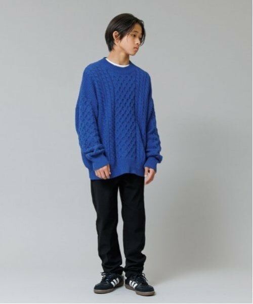 GLAZOS / グラソス ニット・セーター | 【大人向けサイズあり】ケーブルニット | 詳細5