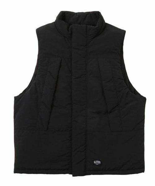 GLAZOS / グラソス ダウンジャケット・ベスト | 【大人向けサイズあり】【撥水】【保温】機能中綿サーモライト・ベスト（クロ）