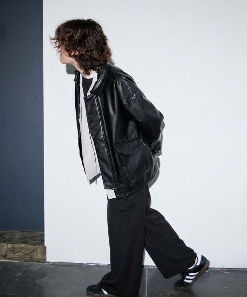 GLAZOS / グラソス ブルゾン | 【大人向けサイズあり】合皮ブルゾン | 詳細2